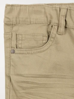 Pantalon slim vert sauge garçon (3-12A)
