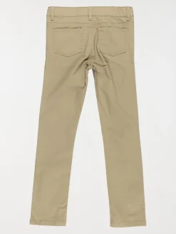 Pantalon slim vert sauge garçon (3-12A)