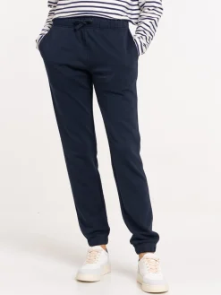 Pantalon sport marine navy femme