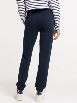 Pantalon sport marine navy femme