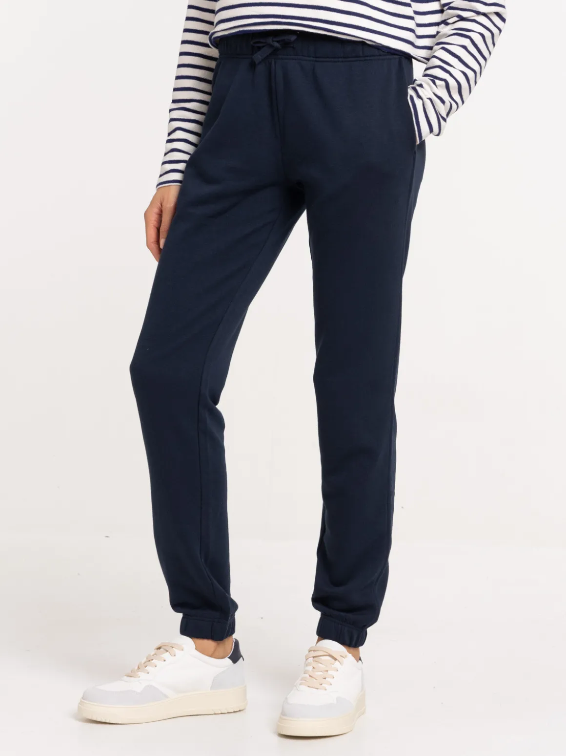 Pantalon sport marine navy femme