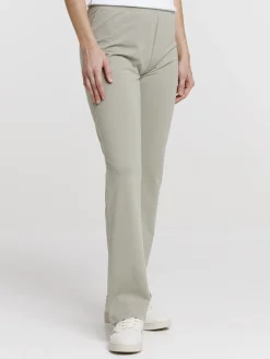 Pantalon sport évasé mousse clair femme