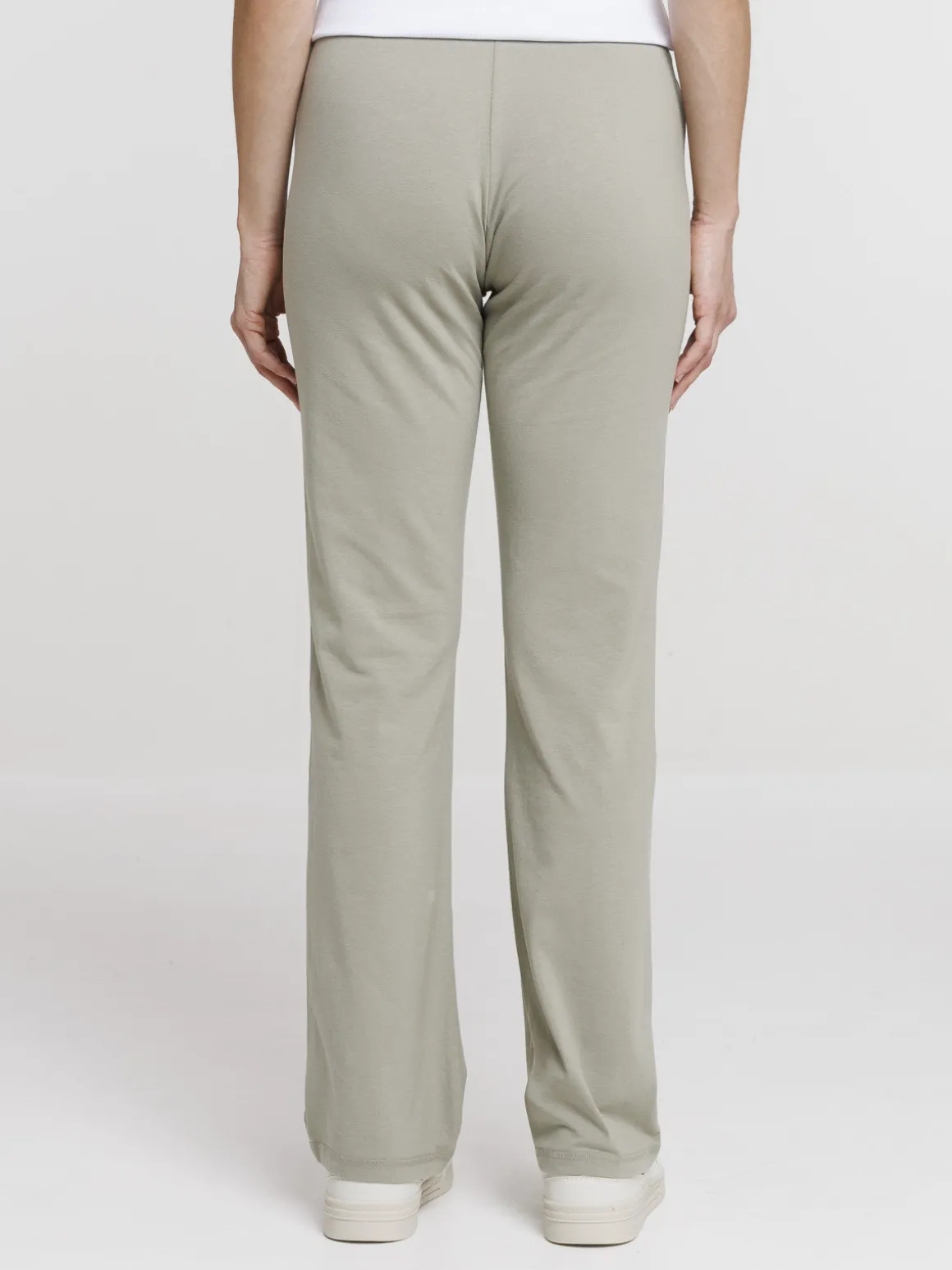 Pantalon sport évasé mousse clair femme