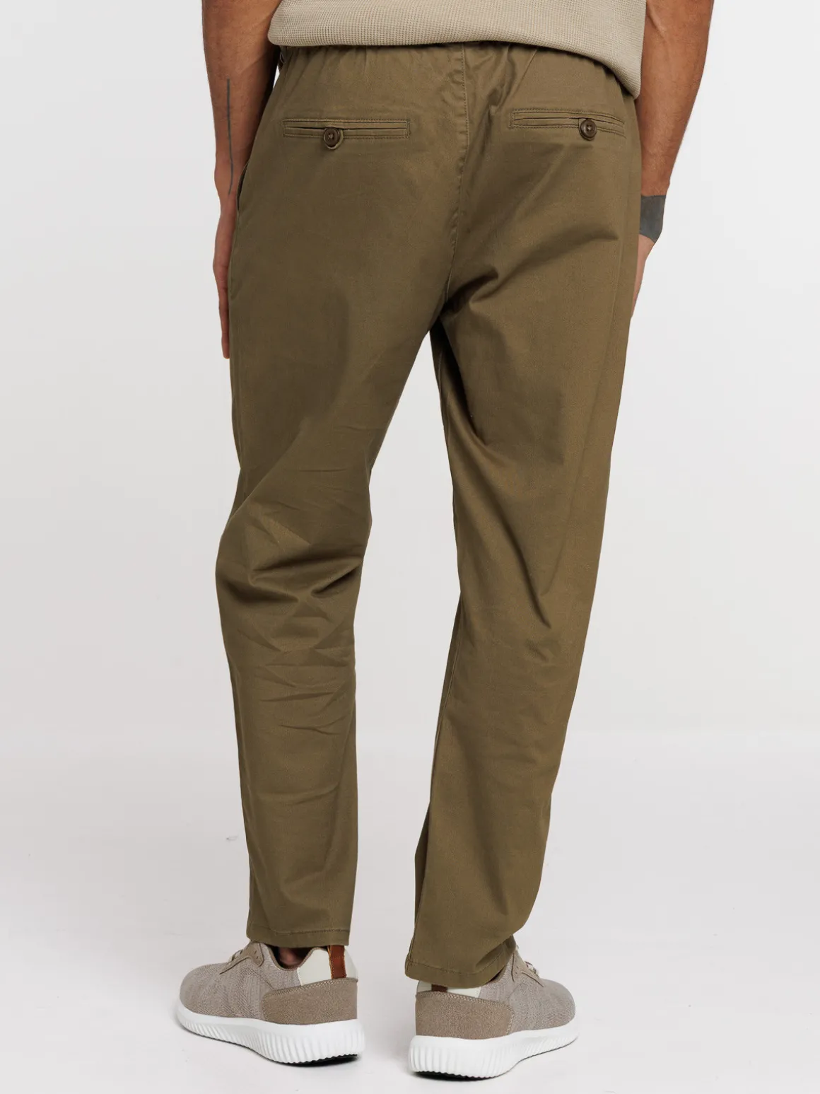 Pantalon taille élastiquée homme
