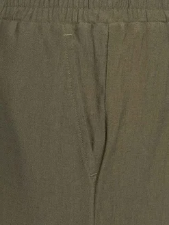Pantalon vert sombre femme grande taille