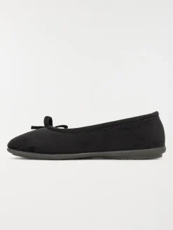 Pantoufle ballerine noir femme (36-42)