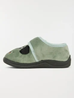 Pantoufle chien brodé garçon (24-30)