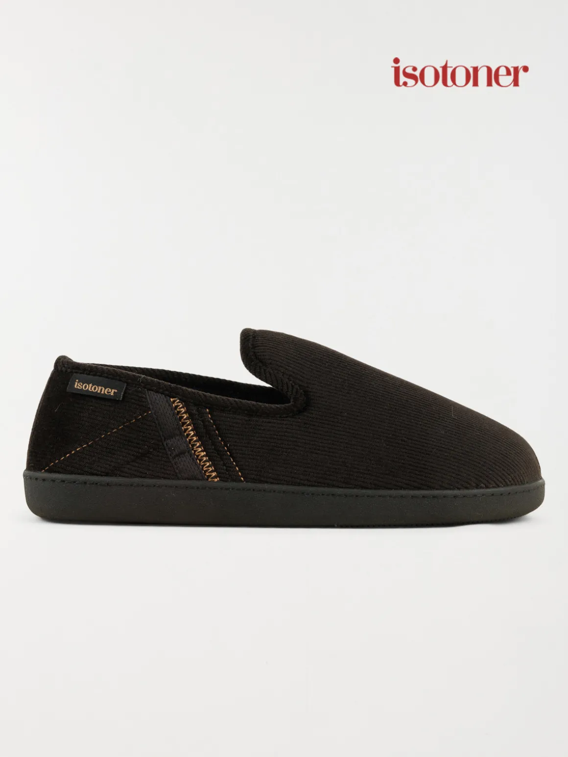 Pantoufle noir Isotoner homme (40-46)