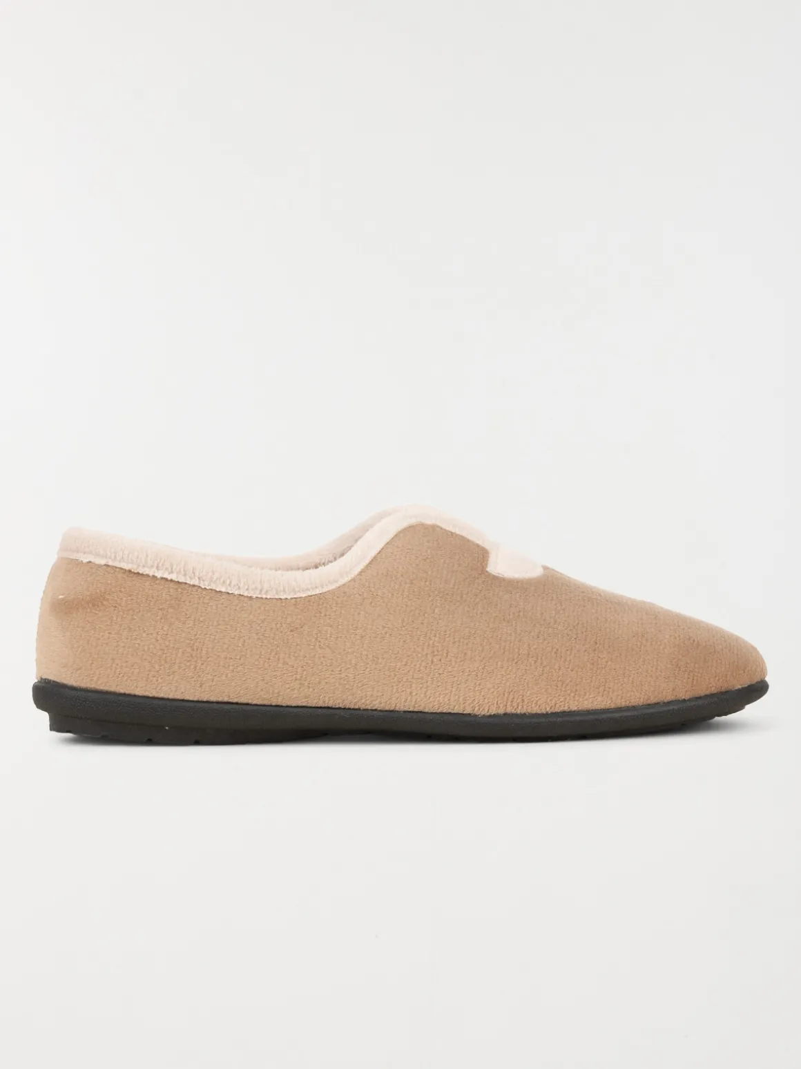 Pantoufles femme coloris camel (37-42)