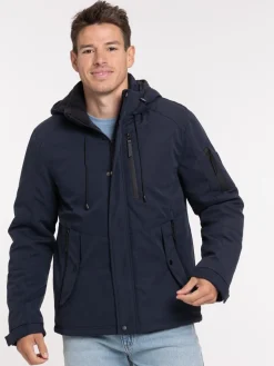 Parka à capuche horizon homme