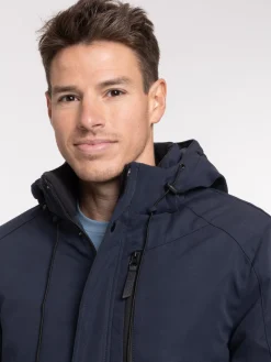 Parka à capuche horizon homme