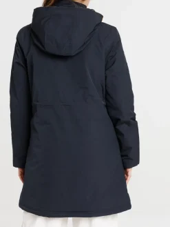Parka capuche douce noire femme