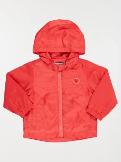 Parka capuche pastèque fille (6-24M)