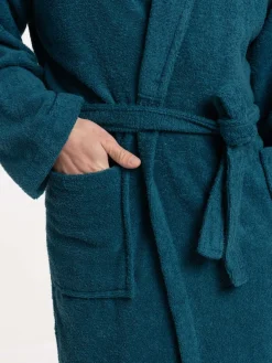 Peignoir adulte coloris émeraude