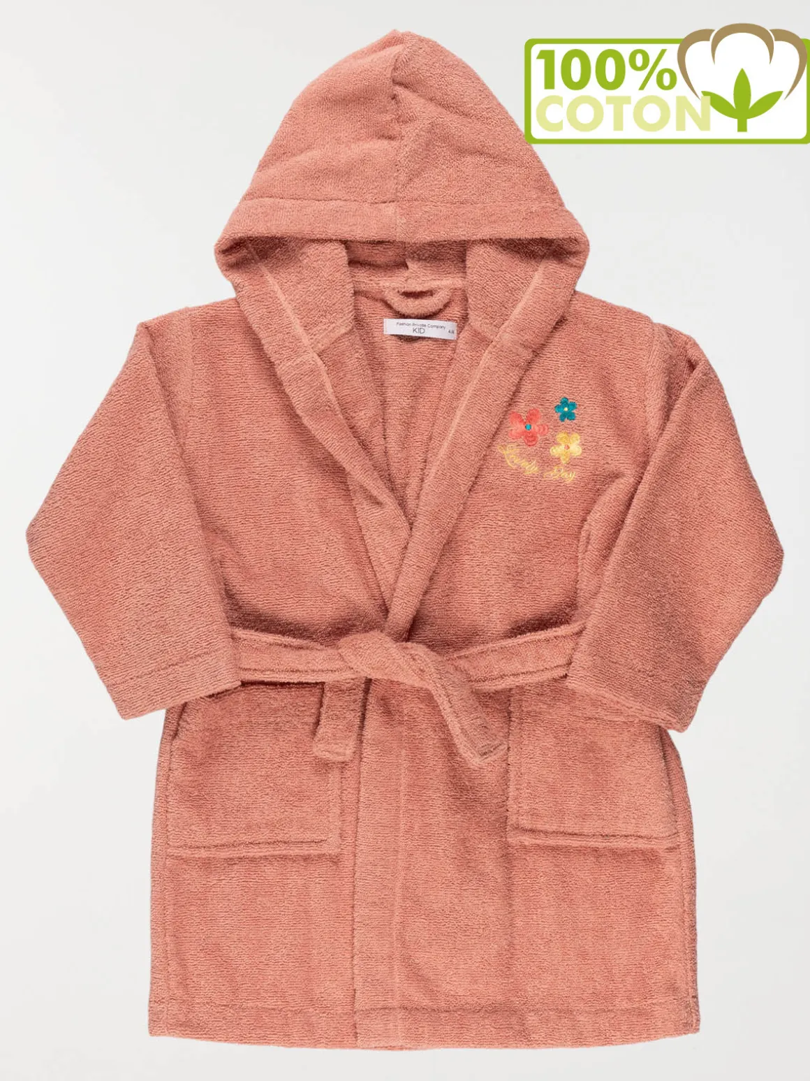 Peignoir blush enfant fille lovely