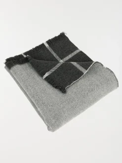 Plaid gris anthracite 130 x 160 cm