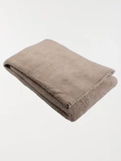 Plaid taupe sherpa 130 x 170 cm