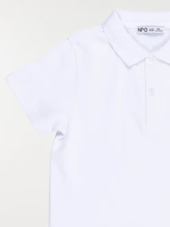 Polo blanc garçon (3-12A)