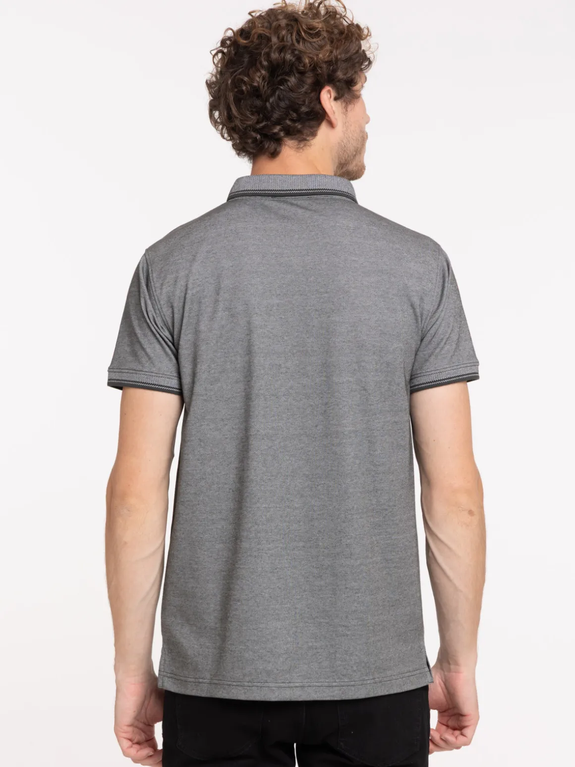 Polo col classique homme
