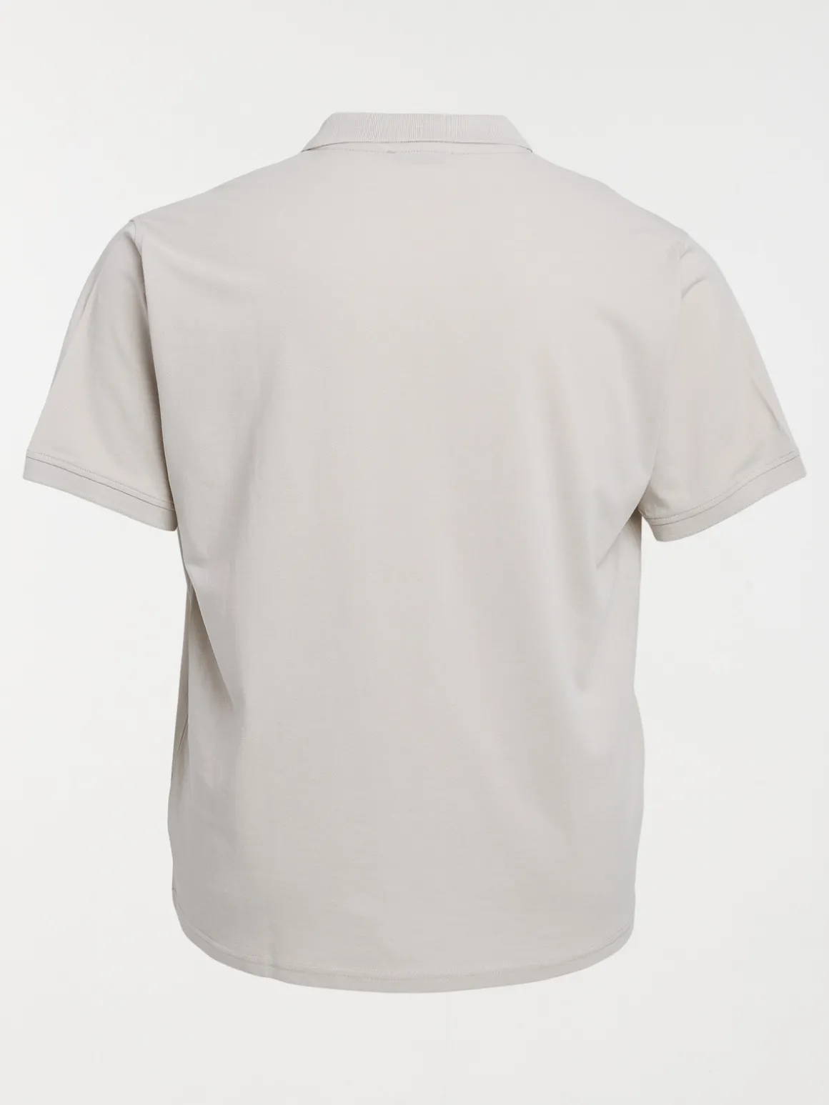 Polo coloris blond grande taille homme