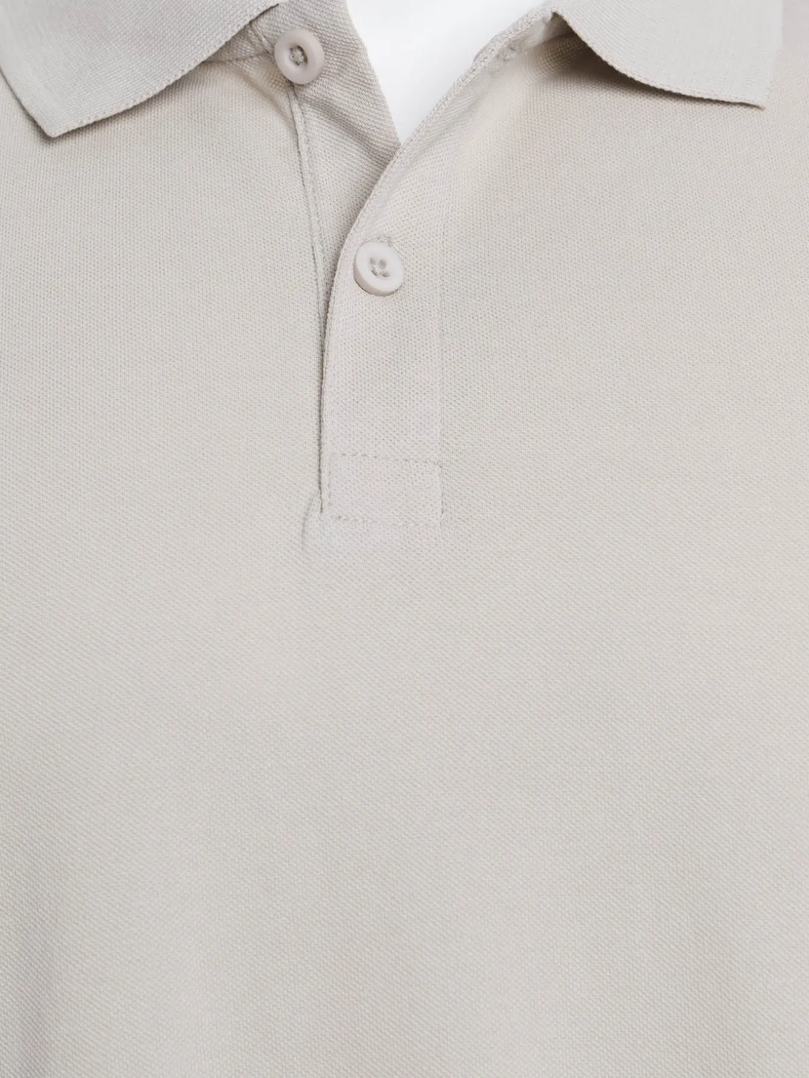 Polo coloris blond grande taille homme