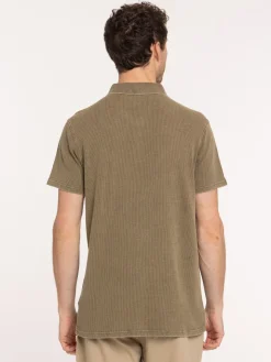 Polo coloris earth homme