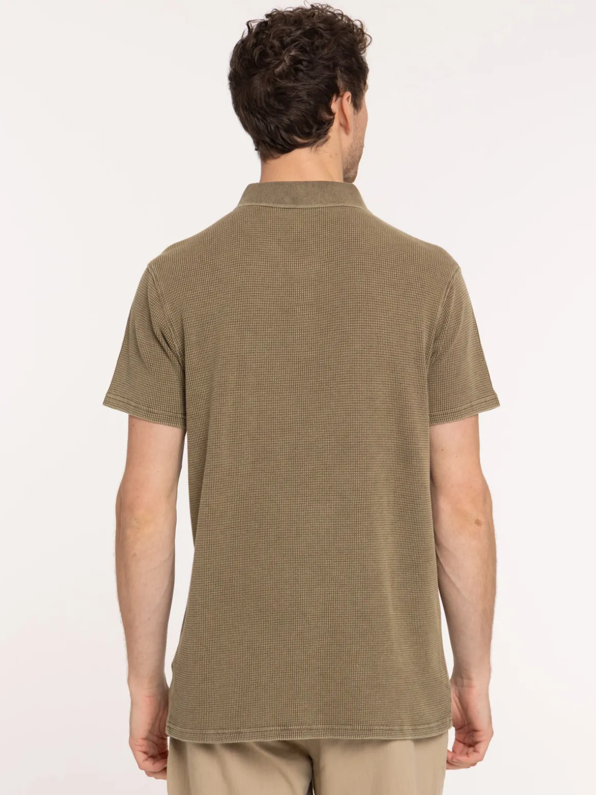 Polo coloris earth homme