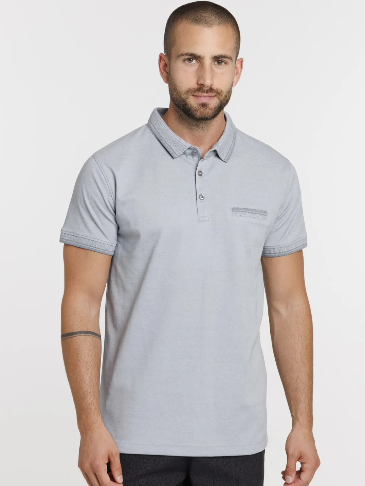 Polo homme coloris antic