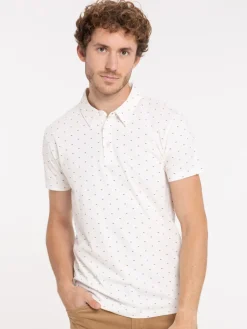 Polo imprimé 100% coton homme