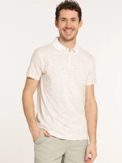 Polo imprimé floral homme