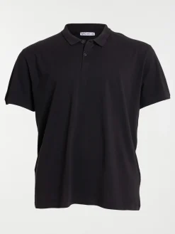 Polo noir grande taille homme