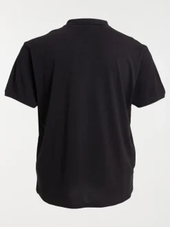 Polo noir grande taille homme