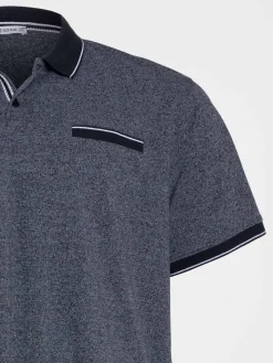 Polo noir grande taille homme