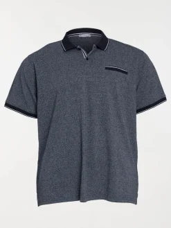 Polo noir grande taille homme
