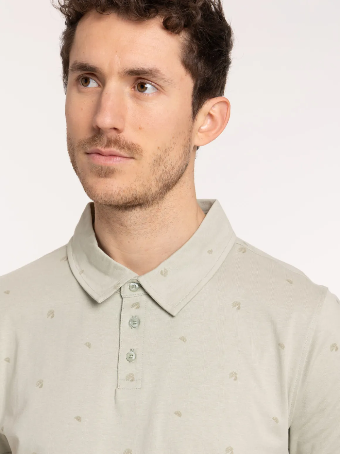Polo sauge imprimé homme