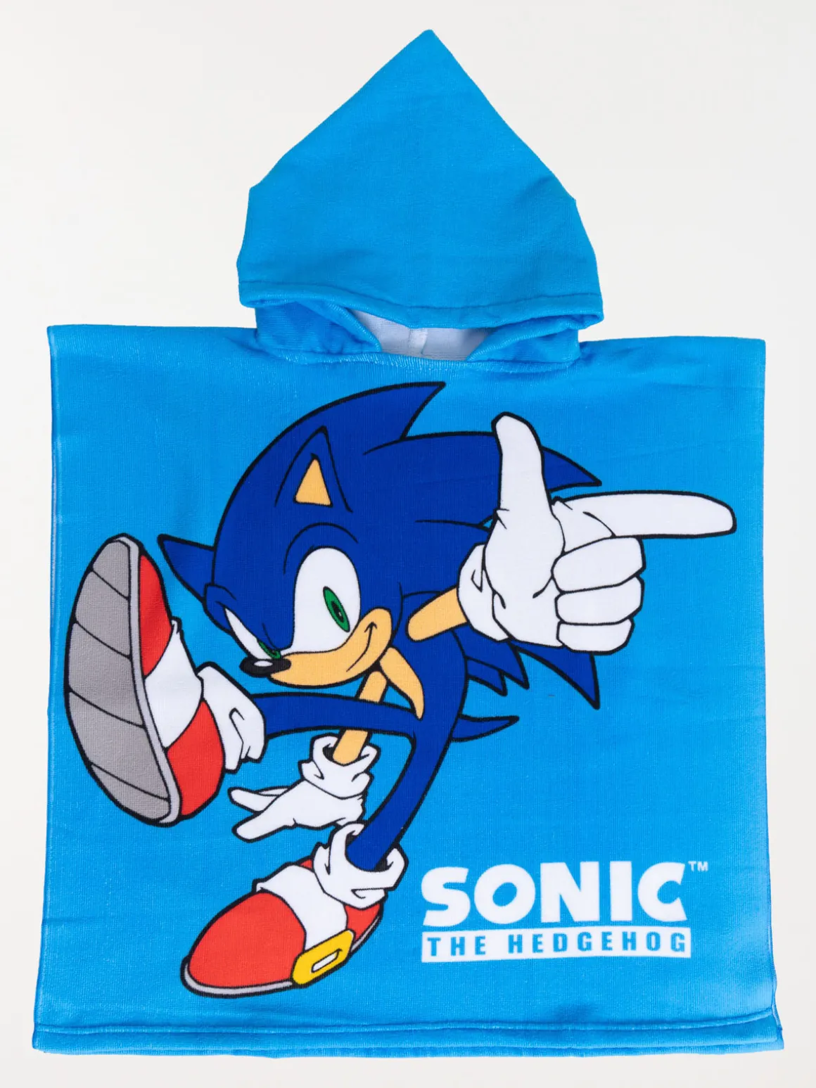 Poncho de plage Sonic 60x120 cm