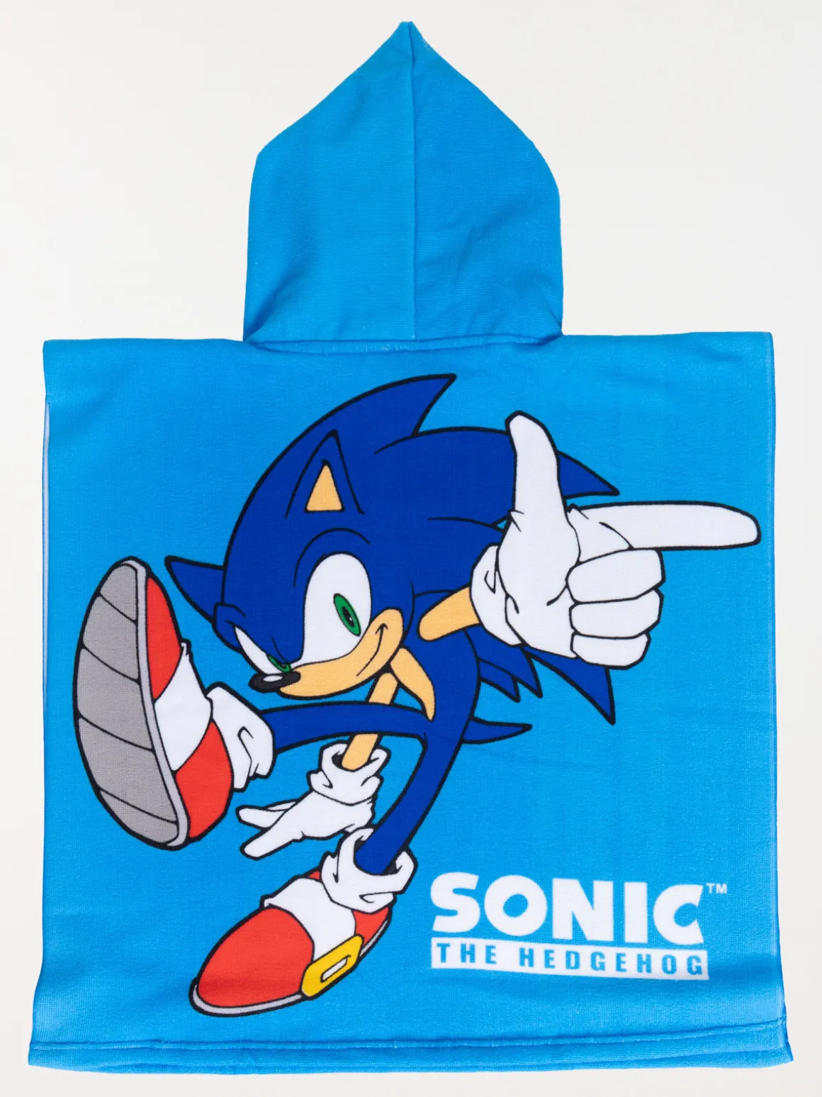 Poncho de plage Sonic 60x120 cm