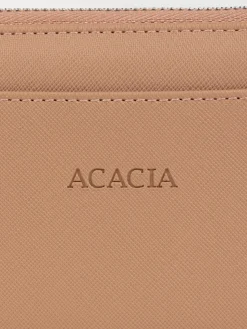 Portefeuille uni zipée femme