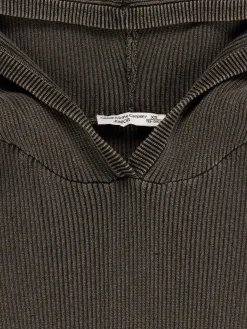 Pull à capuche fille noir (XXS-M)