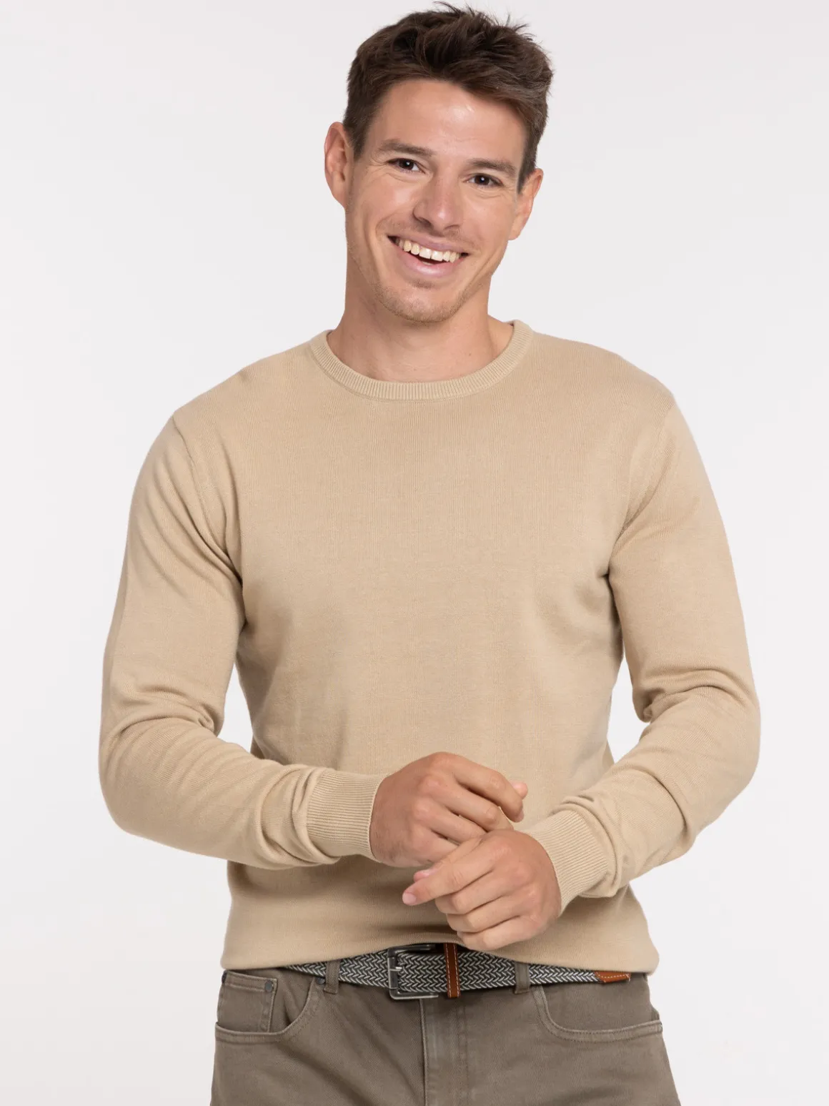 Pull 100% coton desert homme