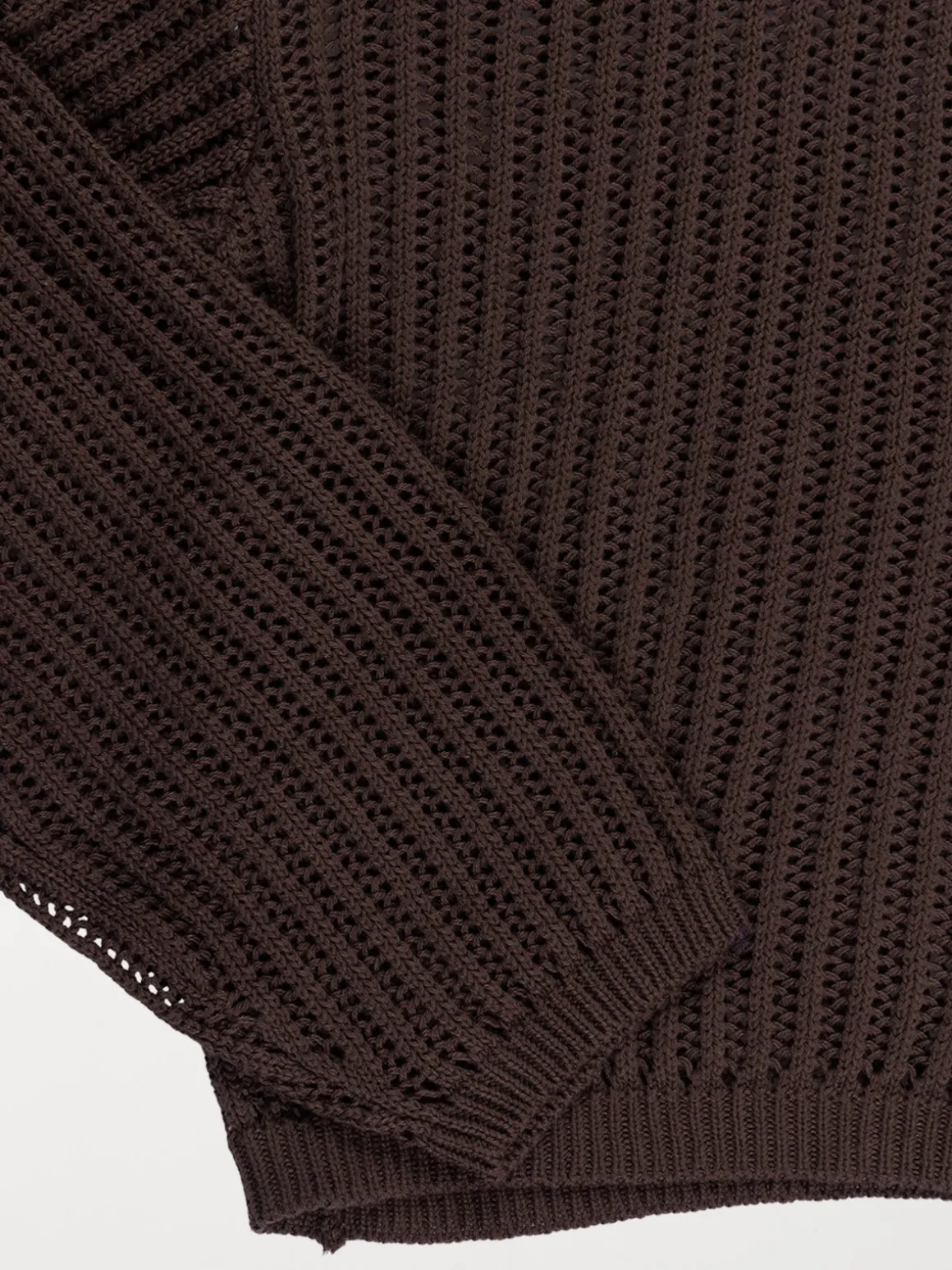 Pull col rond ajouré fille (XXS-M)