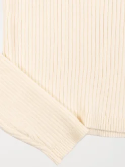 Pull col rond écru fille (XXS-M)
