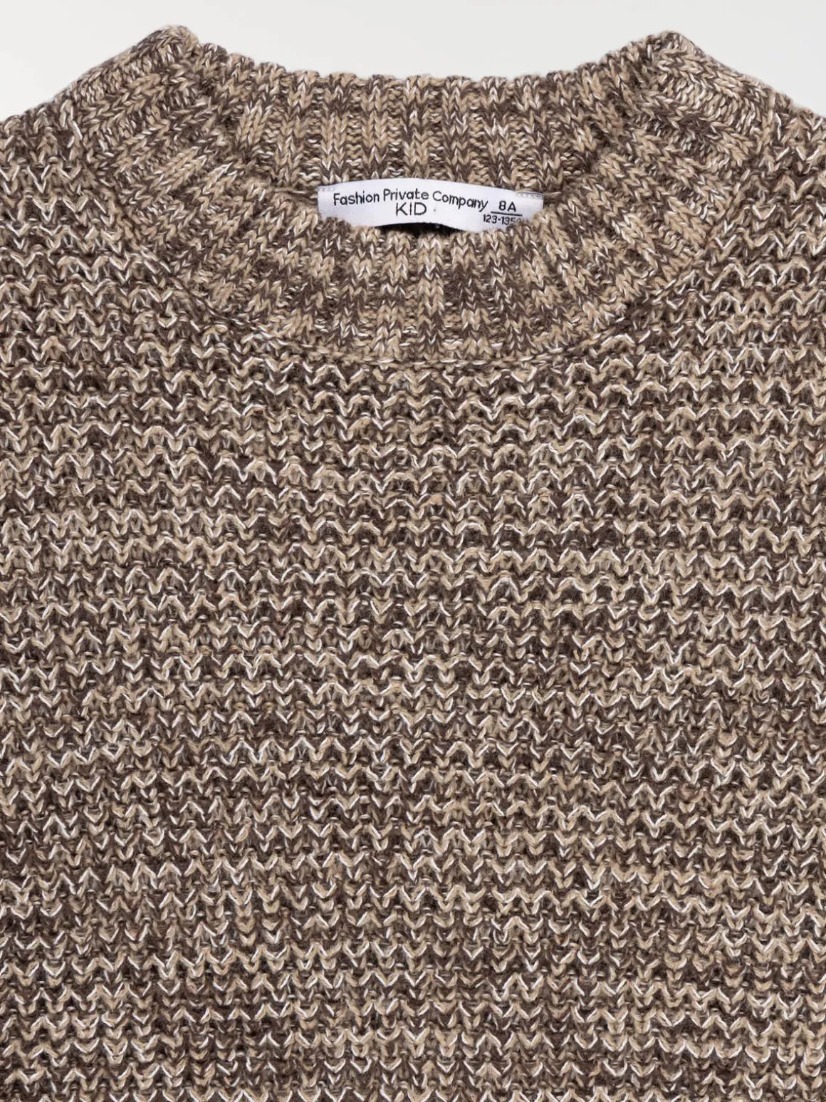 Pull col rond garçon (3-12A)