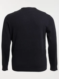 Pull col rond grande taille homme