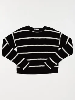 Pull col rond rayé fille (XXS-M)