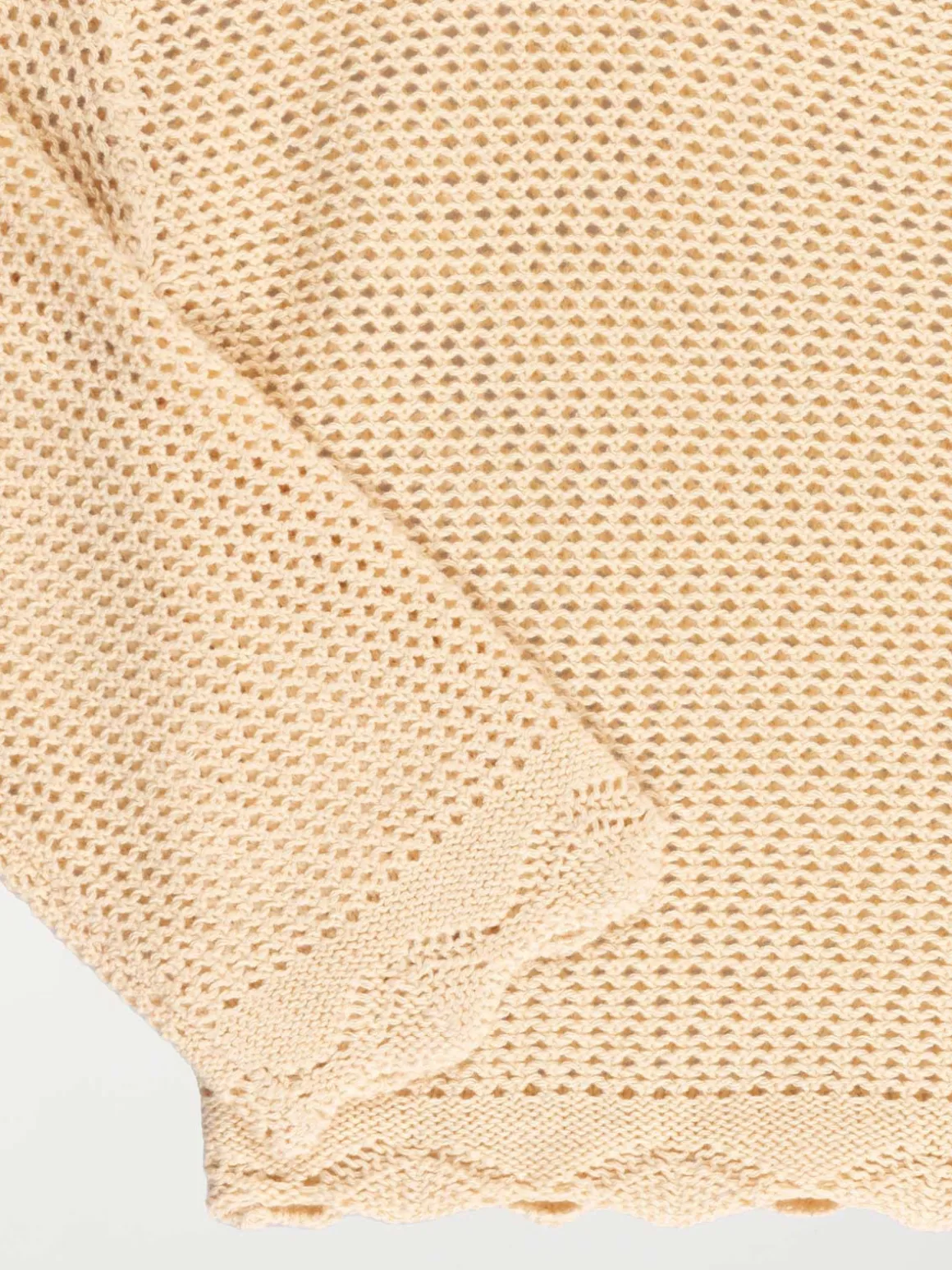 Pull col V ajouré fille (XXS-M)