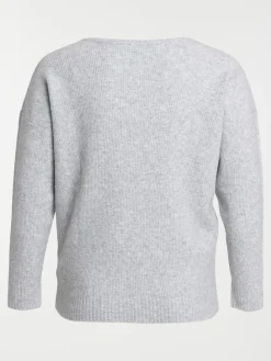 Pull col V femme grande taille