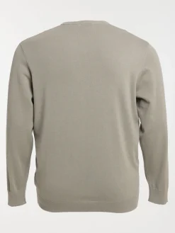 Pull col V grande taille homme