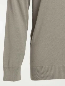 Pull col V grande taille homme