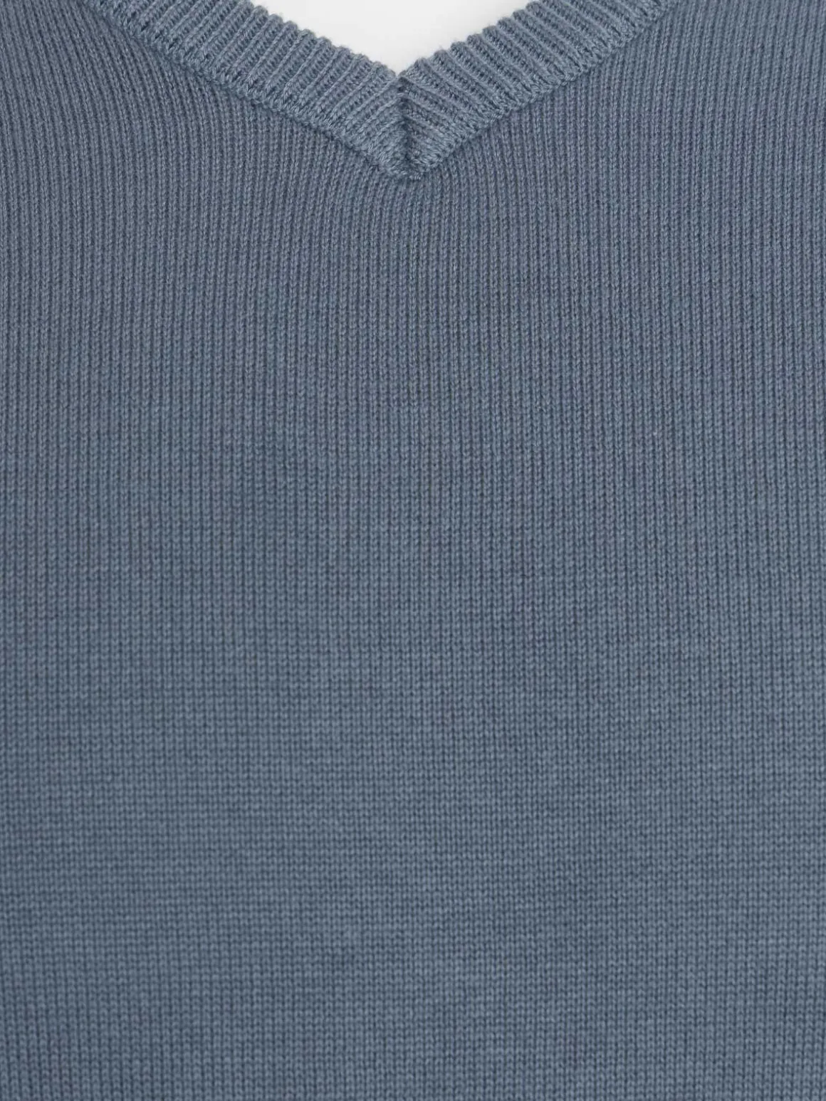 Pull col V grande taille homme